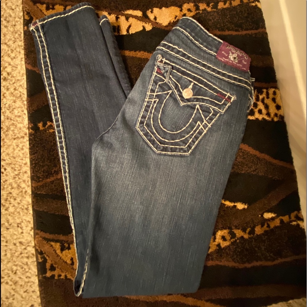True Religion Brights Skinny Jeans sz 31